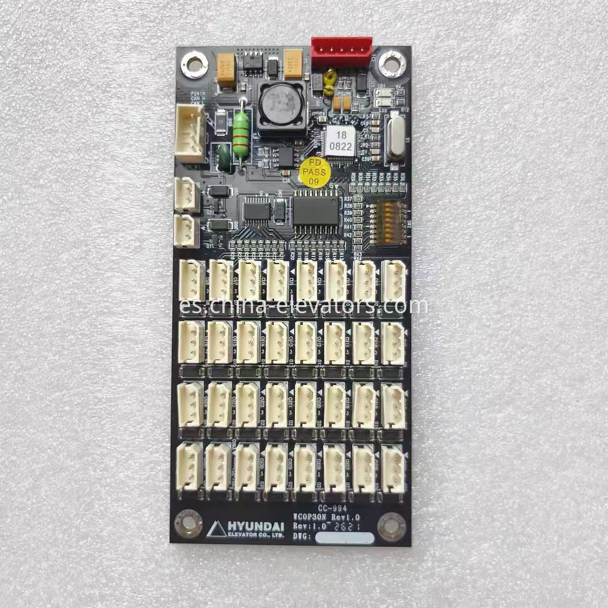 WCOP30N PCB ASSY for Hyundai STVF9 Elevators